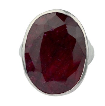 zilveren edelsteen ring 012